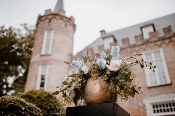 Kasteel Henkenshage afscheid bloemstuk